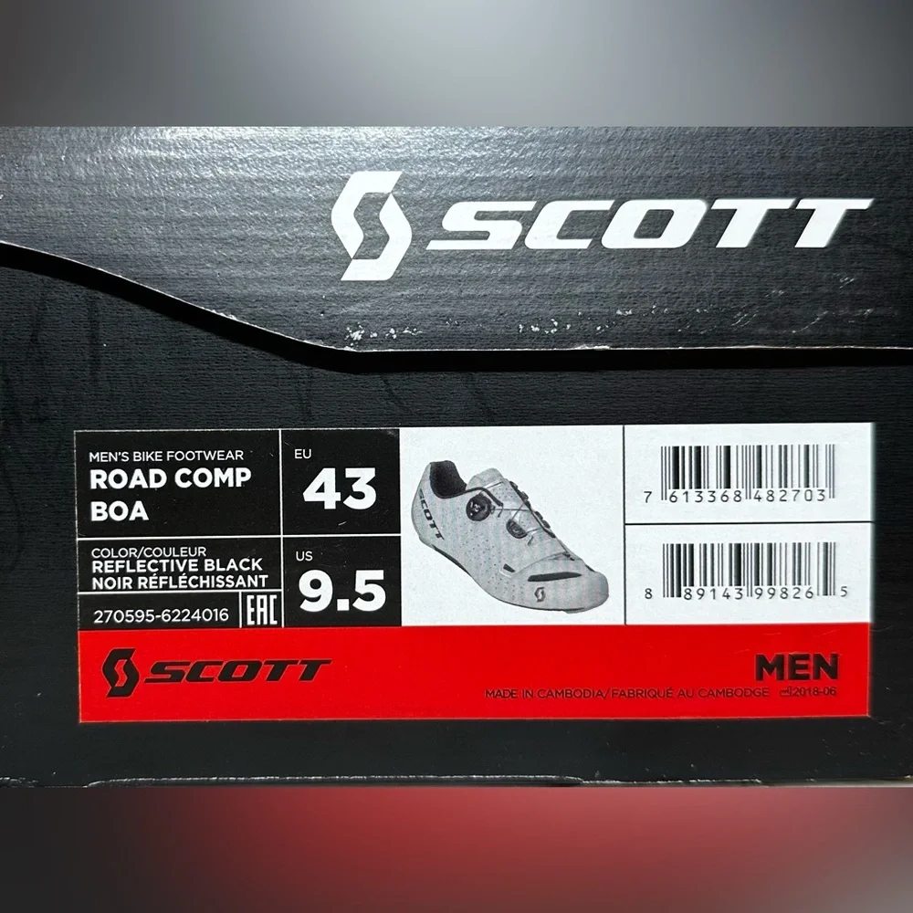 Scott Men's Cycling Shoes - Reflective black